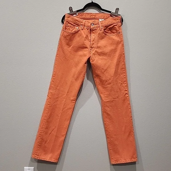 COPY - LEVI'S Vintage Orange 501 Jeans - Picture 1 of 14